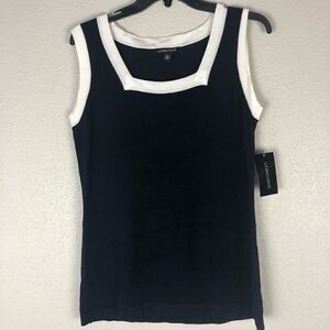 NWT Luciano Dante Navy Tank Top Size Large